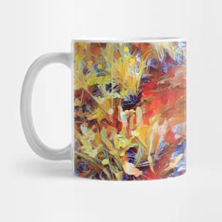 Fall colored abstract design Mug